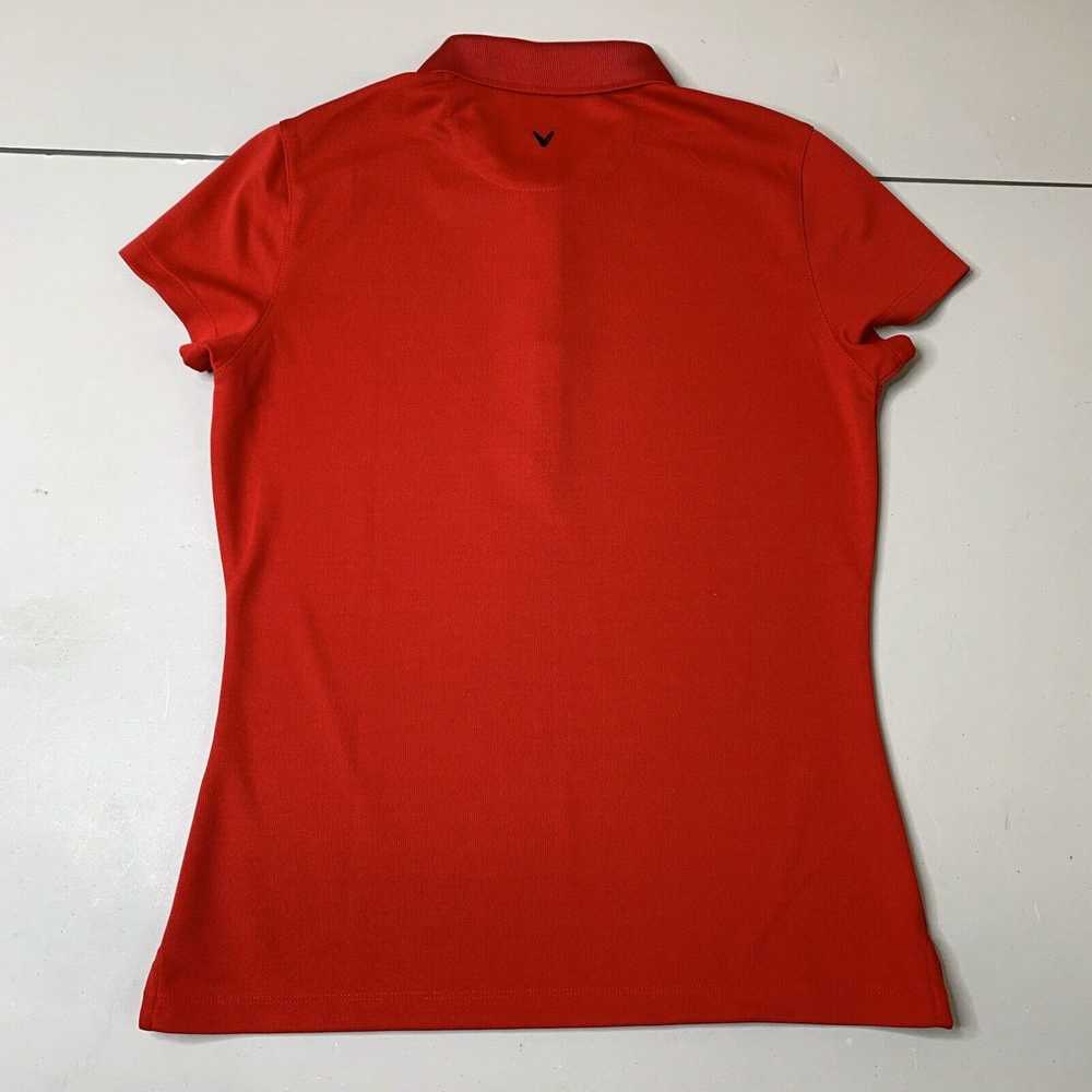 Callaway Womens Callaway Golf Polo Shirt Red Smal… - image 2