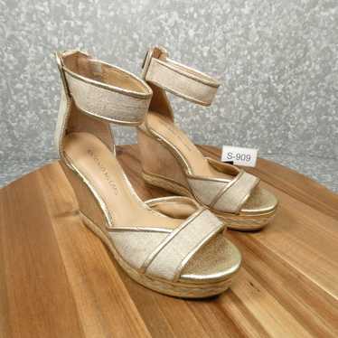 Vintage Antonio Melani Wedge Sandals Womens 6M St… - image 1
