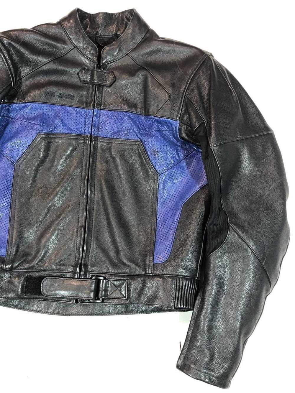 Japanese Brand × Leather Jacket × Racing Vintage … - image 2