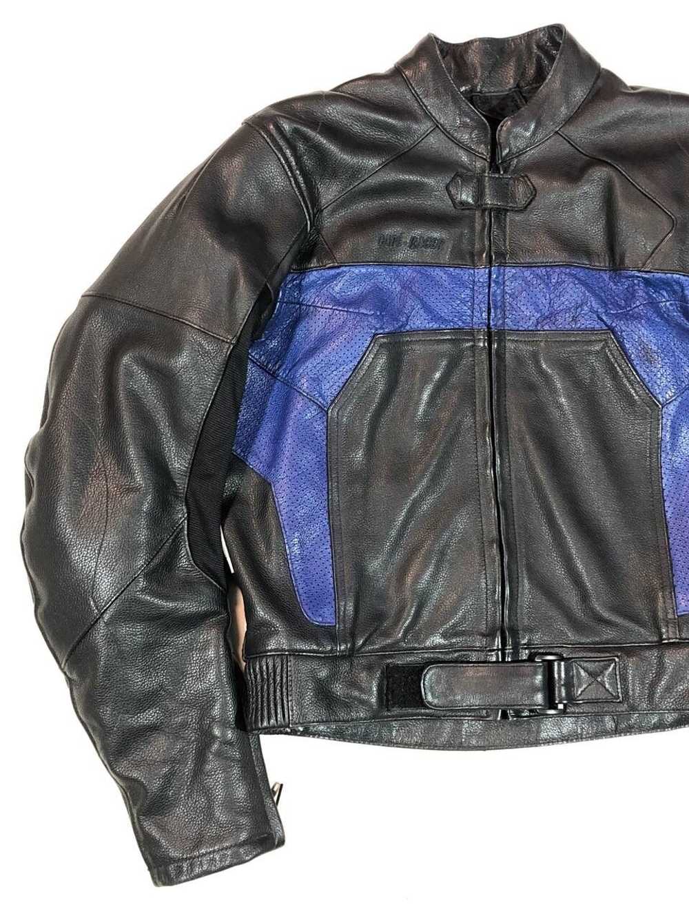 Japanese Brand × Leather Jacket × Racing Vintage … - image 3