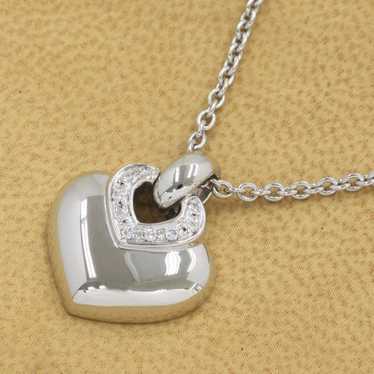 Bvlgari Doppio Cuore Diamond Necklace Free Gift W… - image 1
