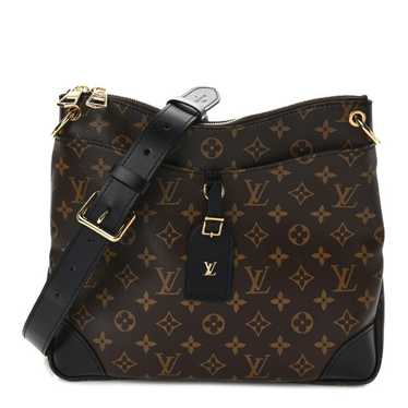 LOUIS VUITTON Monogram Odeon MM Black