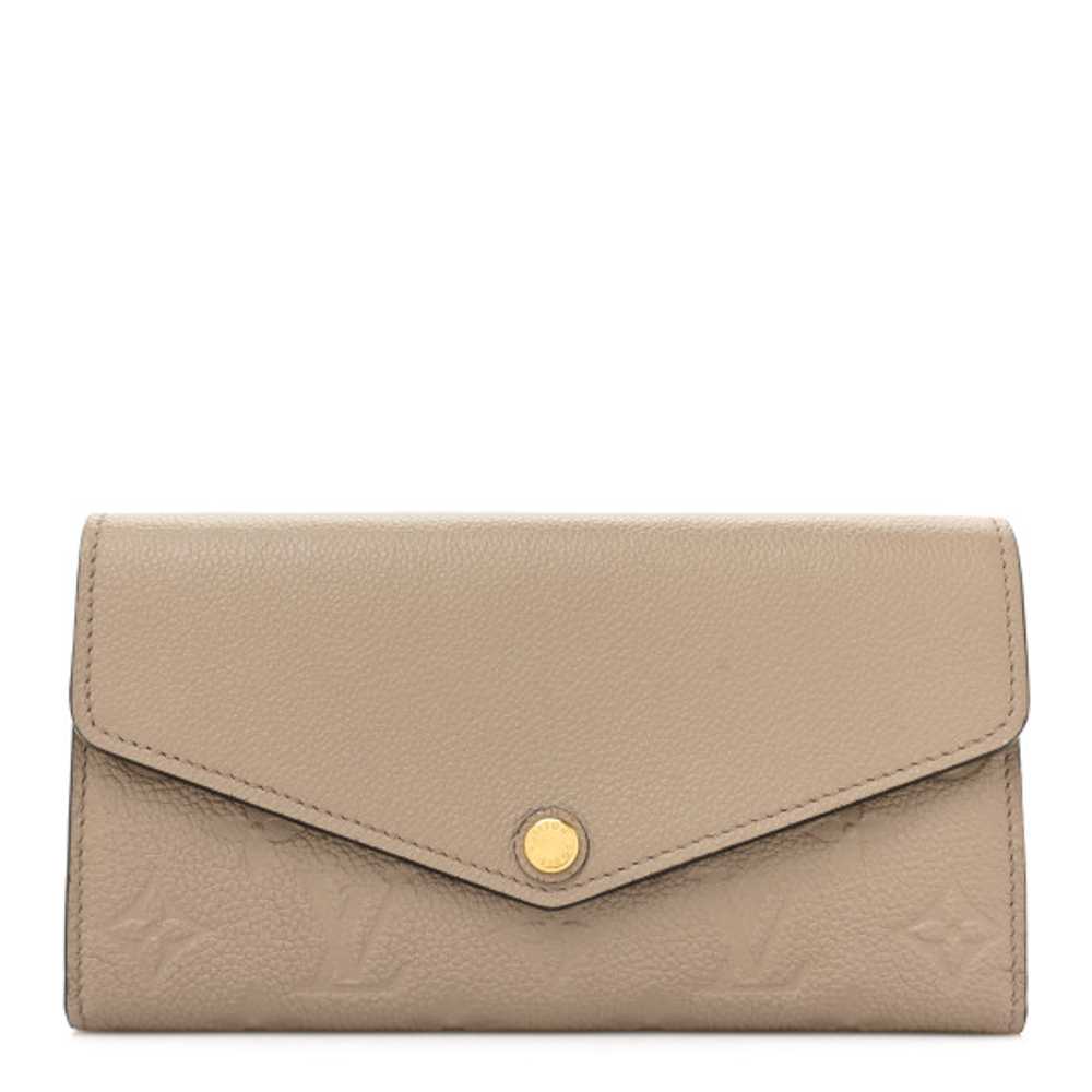 LOUIS VUITTON Empreinte Sarah Wallet NM Tourterel… - image 1