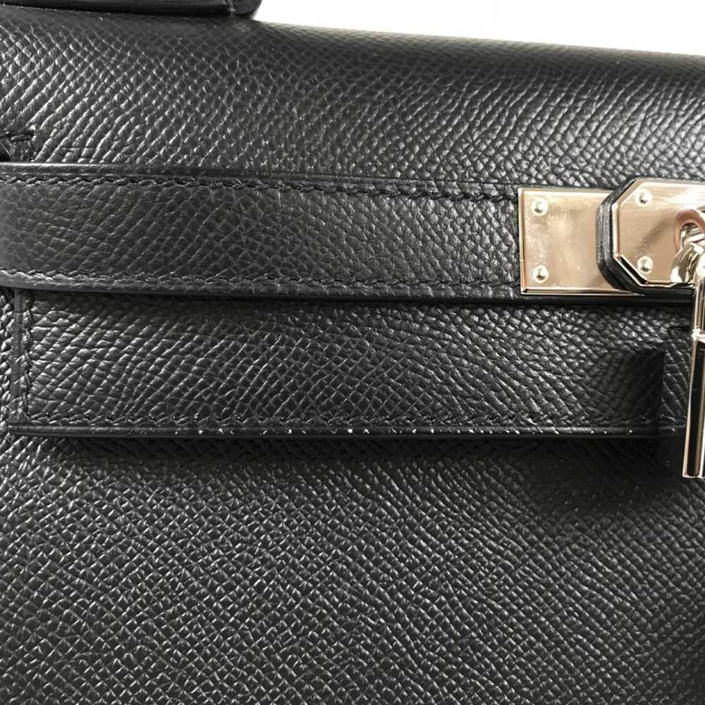 Hermès Kelly 28 leather handbag - image 6