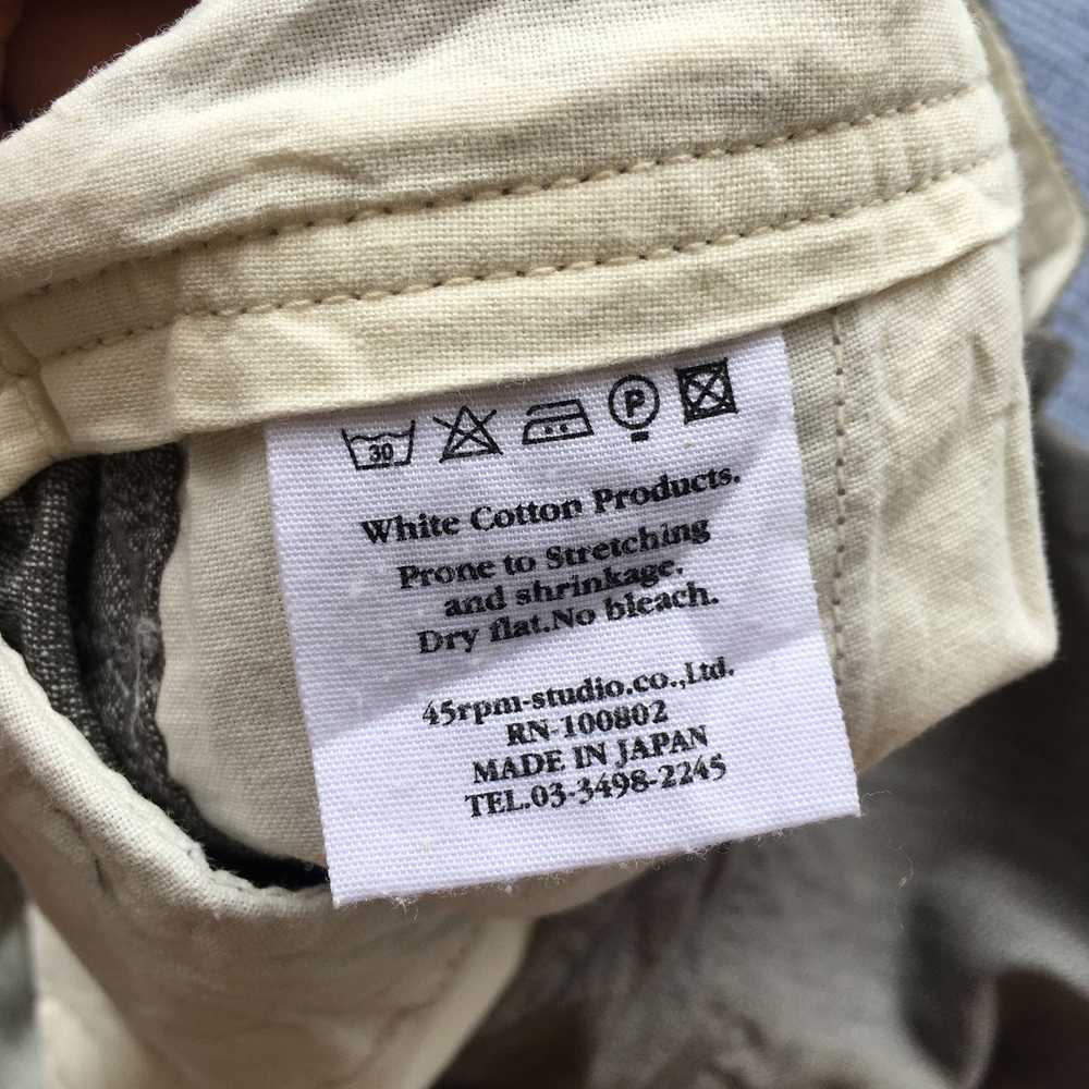 45rpm × Indigo 45rpm cotton pants - image 4