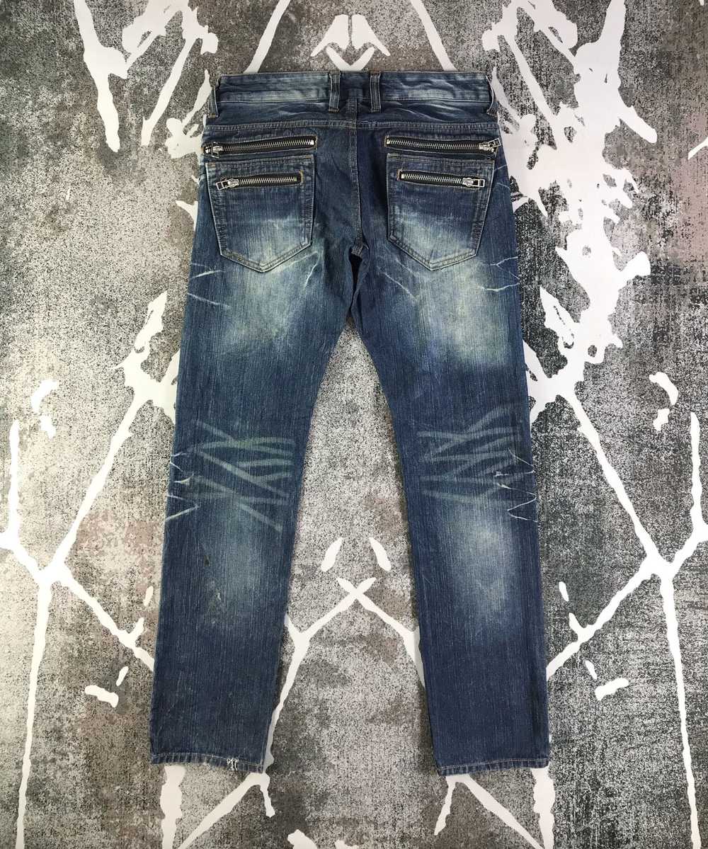 Japanese Brand × Vintage Root Three Jeans Faded B… - image 2