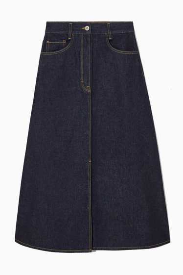COS A-LINE DENIM MIDI SKIRT (6) | Used, Secondhand