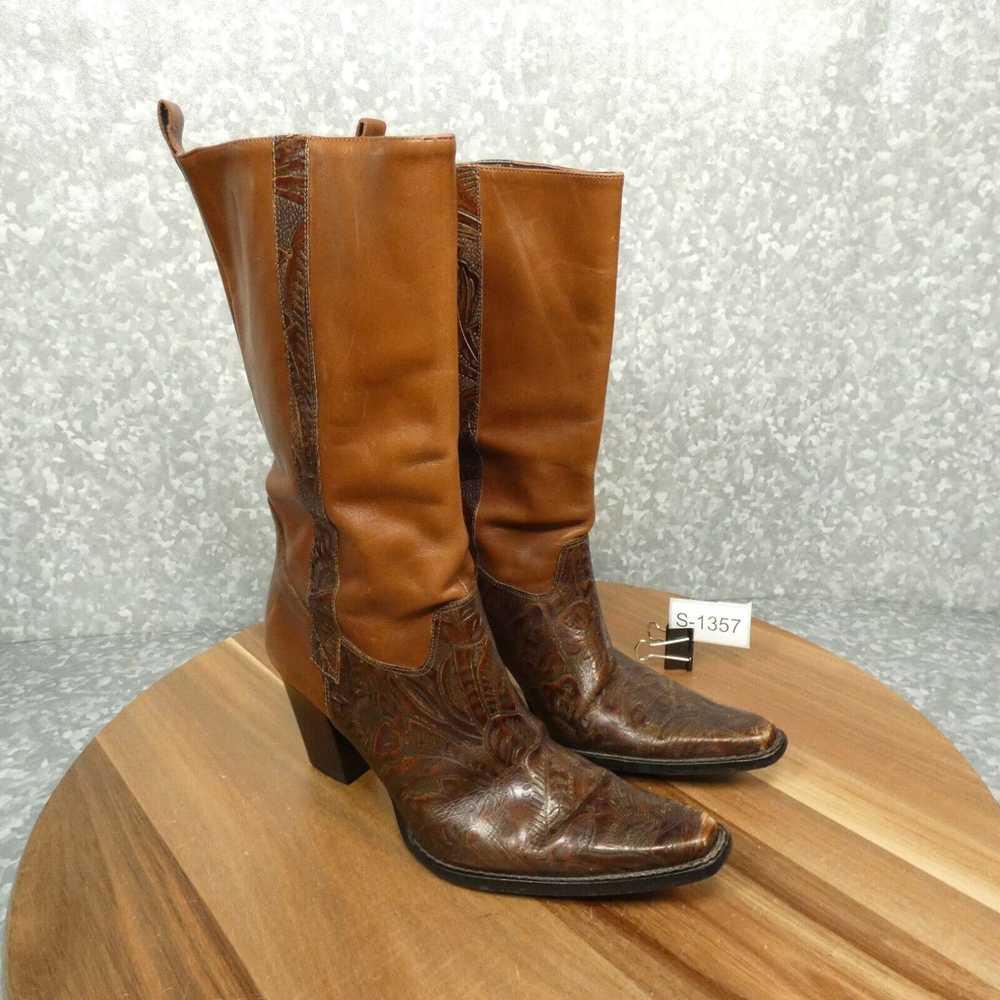 Vintage Antonio Melani Boots Womens 7M Cassidy Br… - image 1