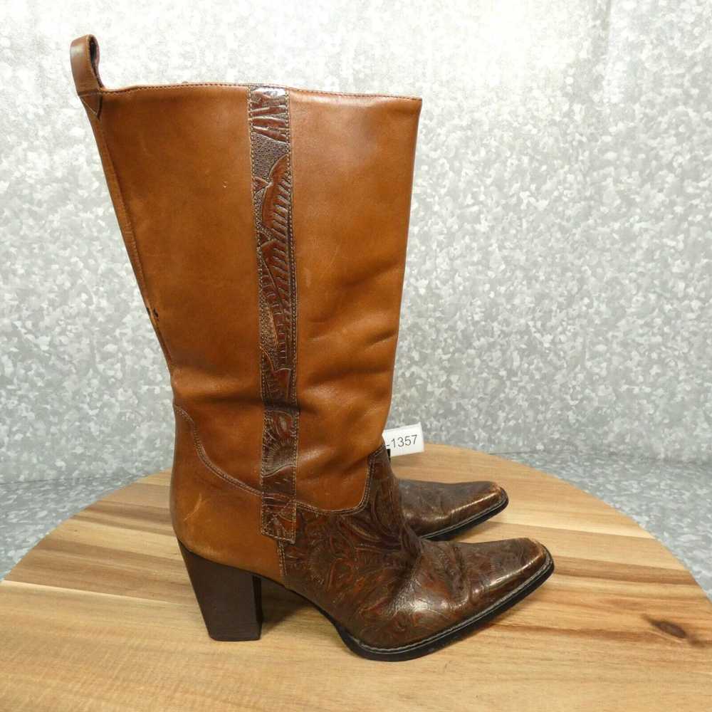 Vintage Antonio Melani Boots Womens 7M Cassidy Br… - image 2