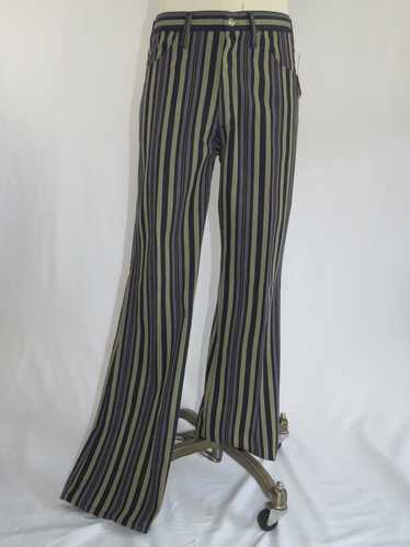 "Kazoo" Blue & Yellow Stripped Pants