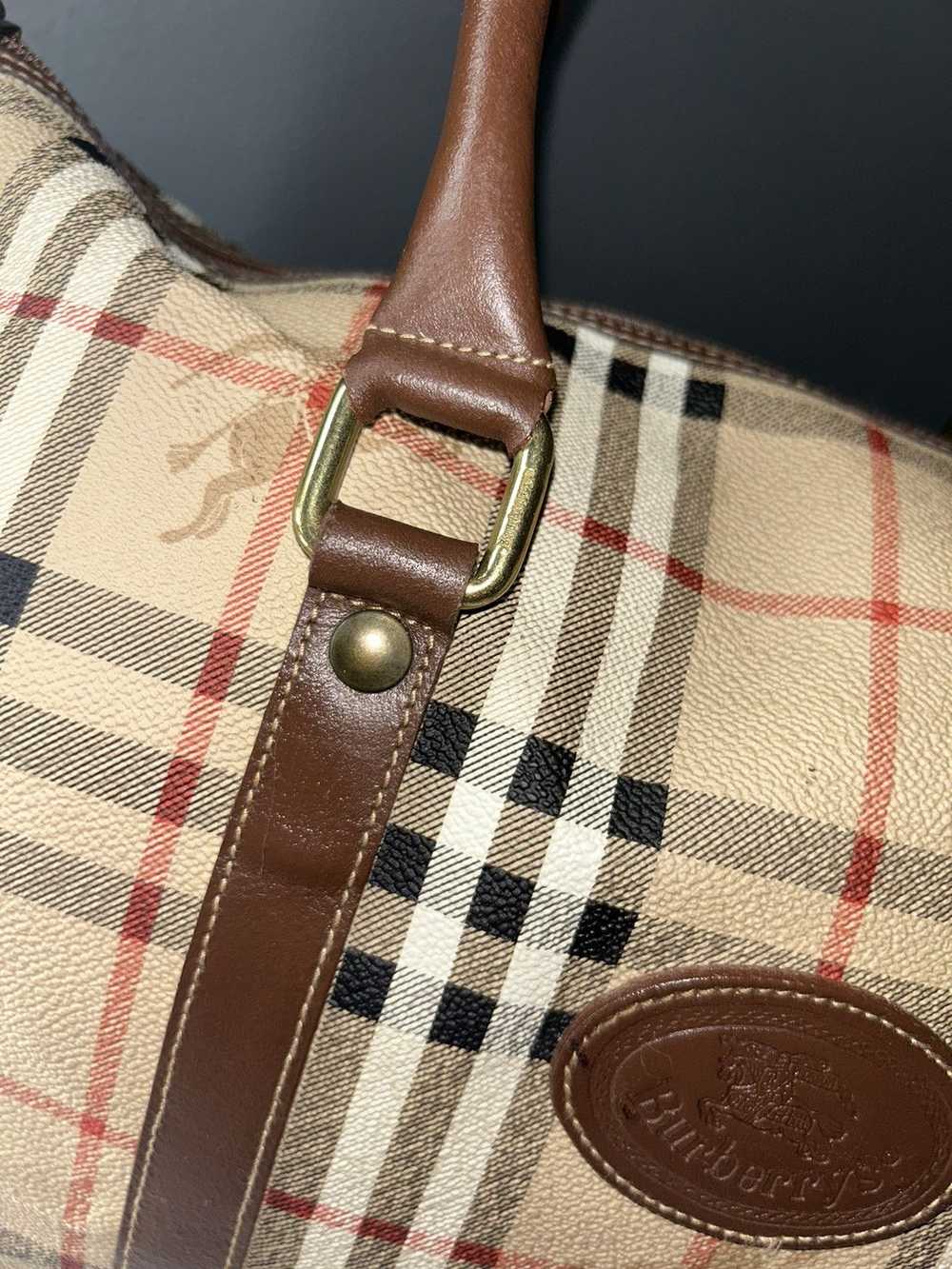 Burberry Burberry Haymarket Check Vintage Boston … - image 11