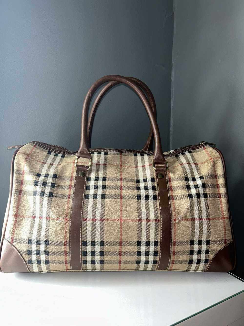 Burberry Burberry Haymarket Check Vintage Boston … - image 12