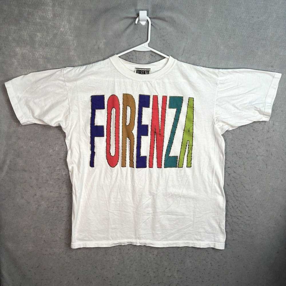 Logo 7 Vintage 90s Forenza Logo T Shirt Adult Lar… - image 1