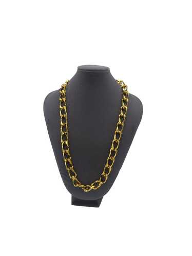 Anne Klein Classic Heavy Gold Cuban Link Chain Lon