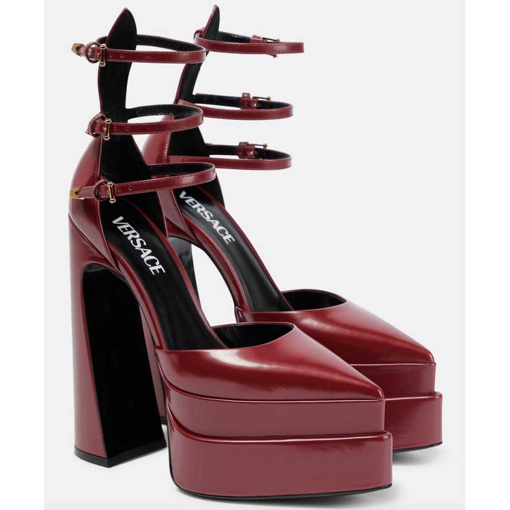 Versace Medusa Aevitas leather heels - image 2