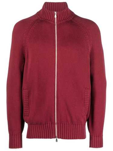 Brunello Cucinelli o1mle0624 Zip-Up Cardigan in Bu