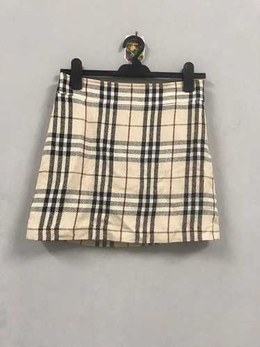 Burberry Burberry London blue Label wool mini skir