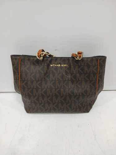 Michael Kors Brown Leather Tote Purse