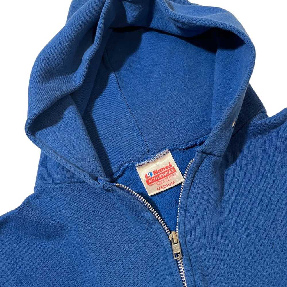 Hanes × Streetwear × Vintage 80s Hanes Zip Hoodie… - image 2