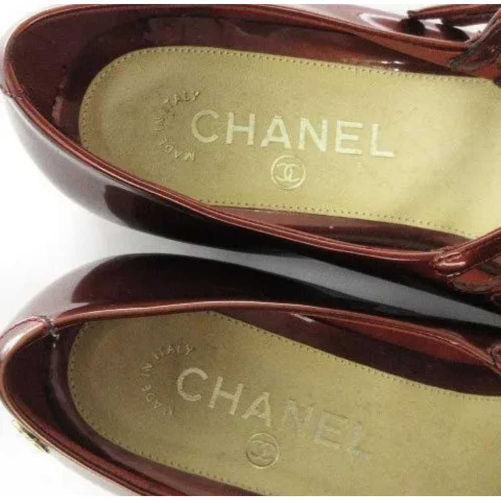 Chanel Mary Janes patent leather ballet flats - image 5