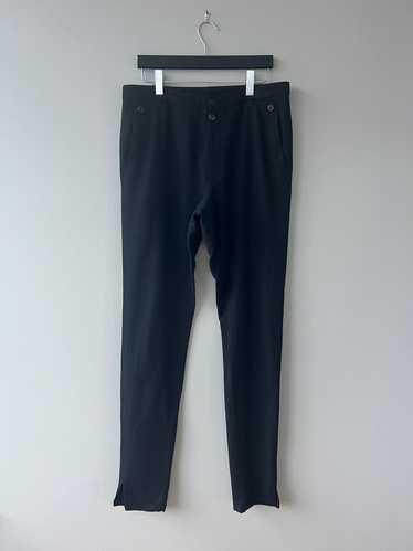 Ann Demeulemeester Slit Hem Wool Trousers