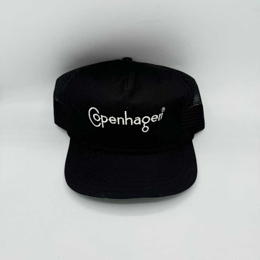 Vintage Vintage Copenhagen Hat Black Trucker Snap… - image 1