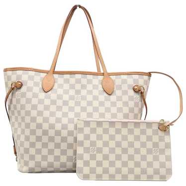 Louis Vuitton Neverfull leather handbag