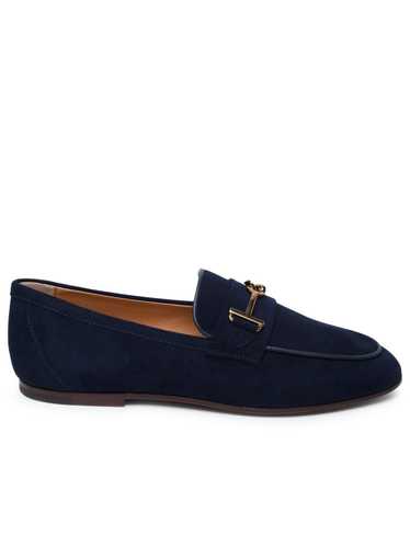 Tod's Tod's Blue Suede Loafers - image 1