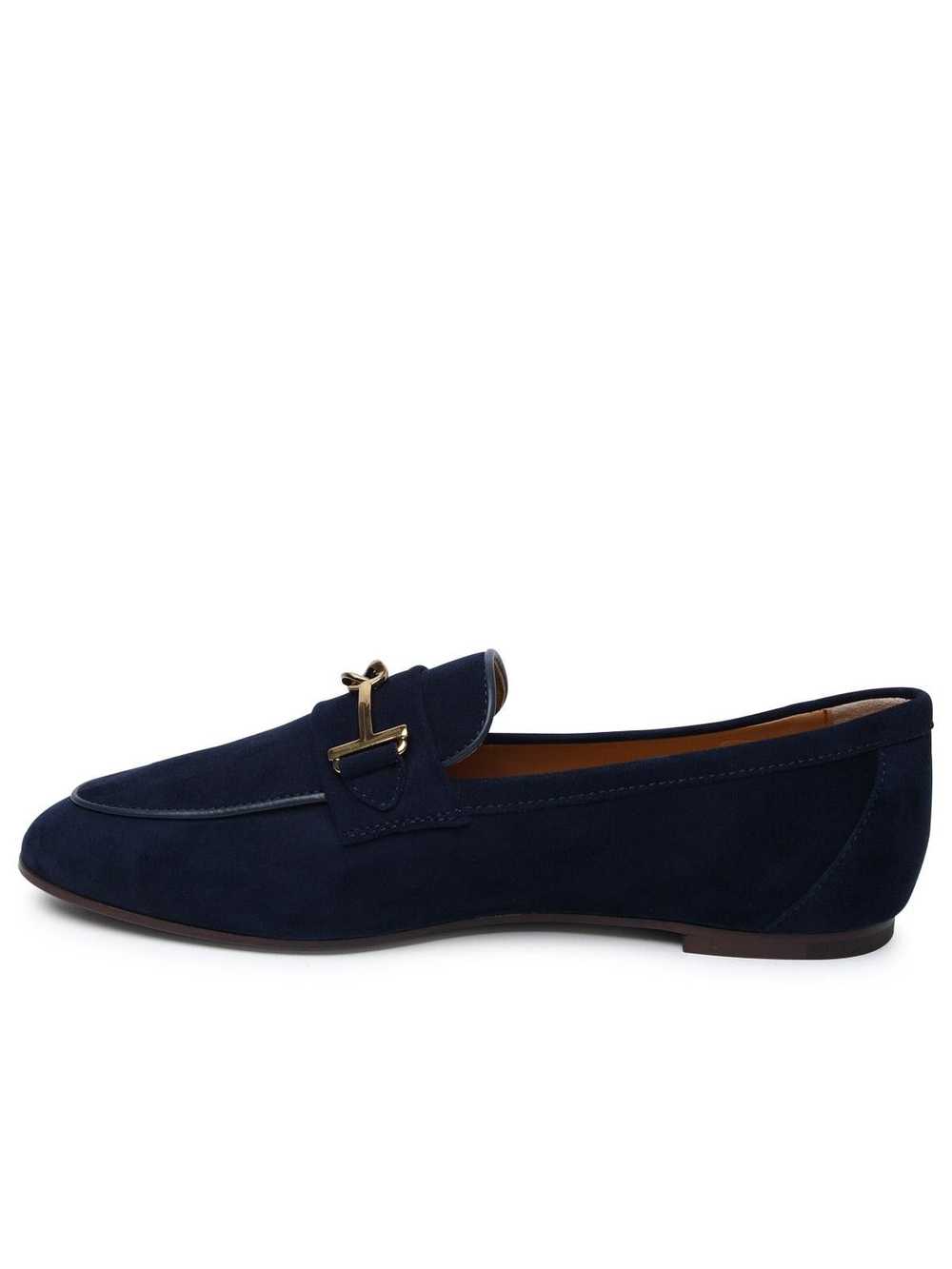 Tod's Tod's Blue Suede Loafers - image 3