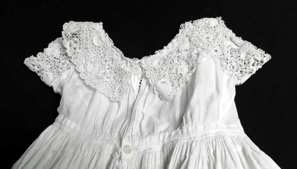 Exquisite Handmade Christening Gown with Hand Cro… - image 4