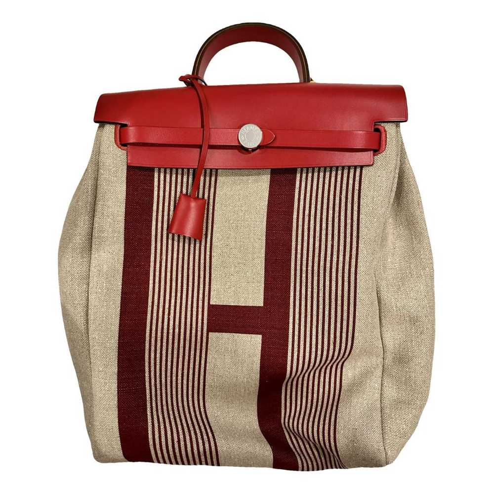 Hermès Herbag cloth backpack - image 1
