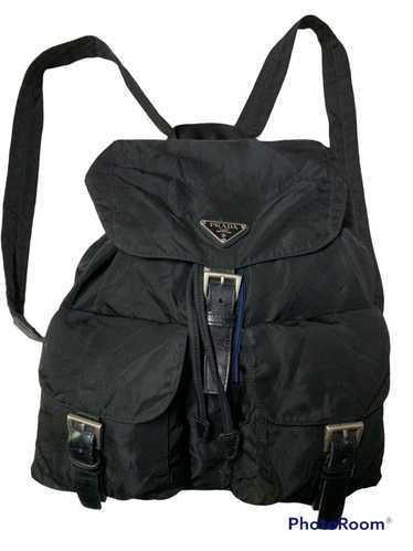 Prada Prada black re-nylon backpack with pouch (b… - image 1