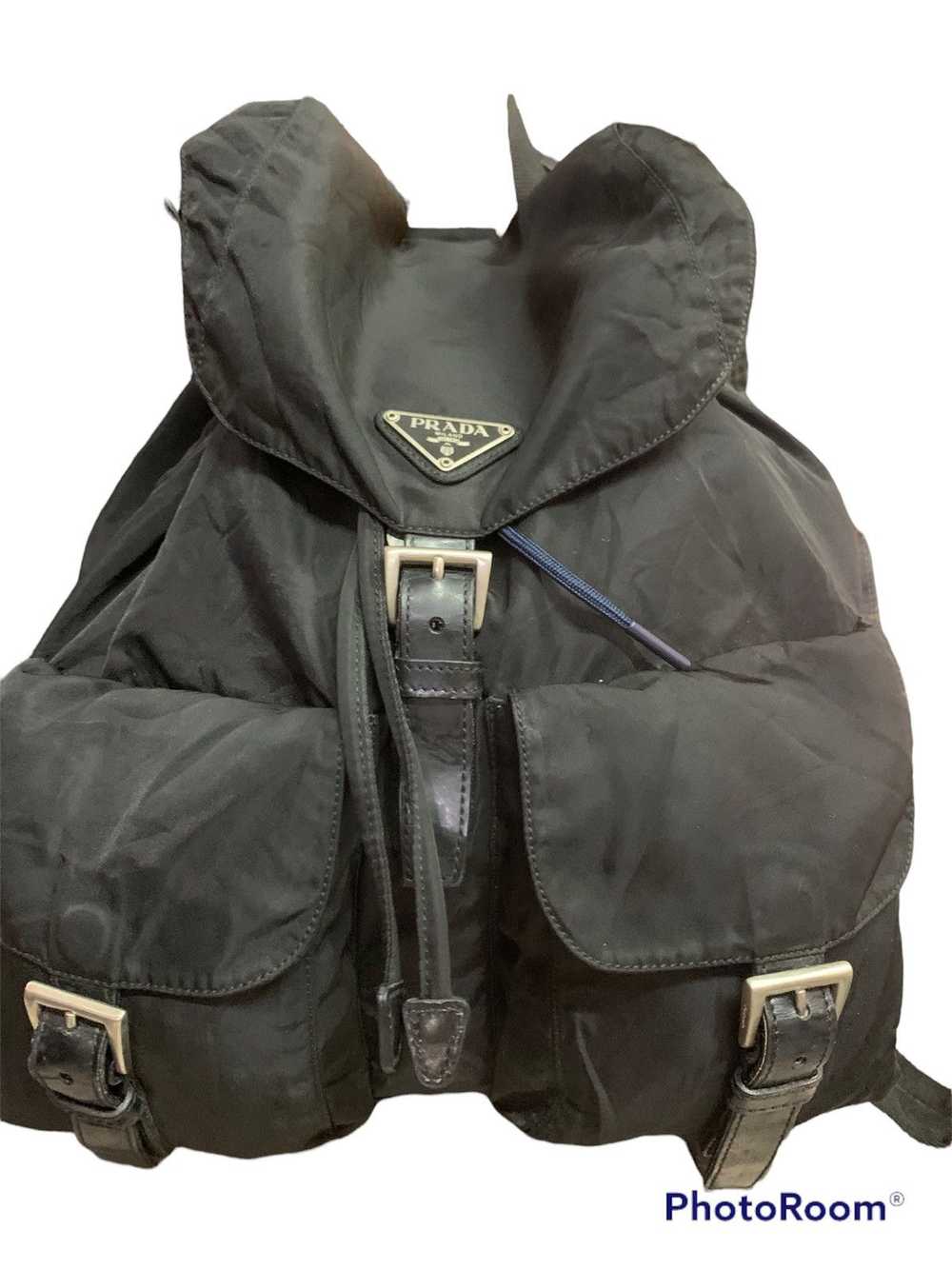 Prada Prada black re-nylon backpack with pouch (b… - image 5