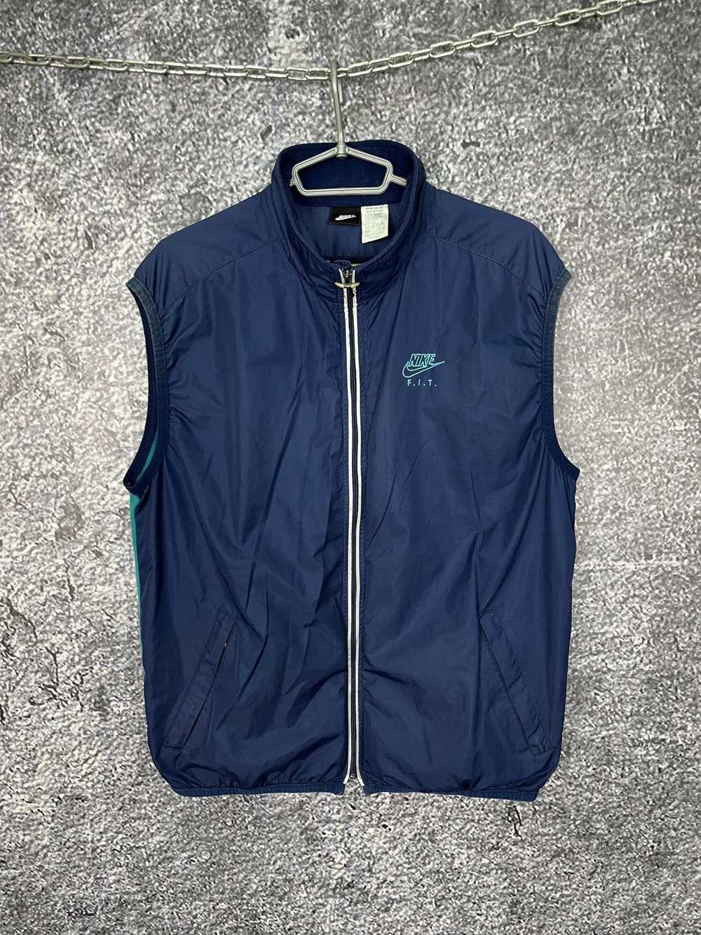 Nike × Sportswear × Vintage Nike FIT Full Zip Ves… - image 1