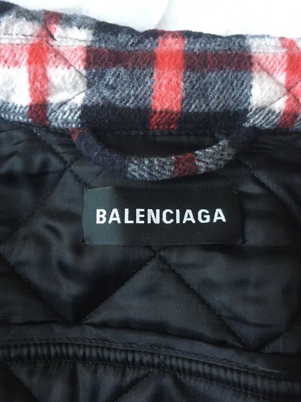 Balenciaga Balenciaga Huge Padded Plaid Flannel C… - image 4