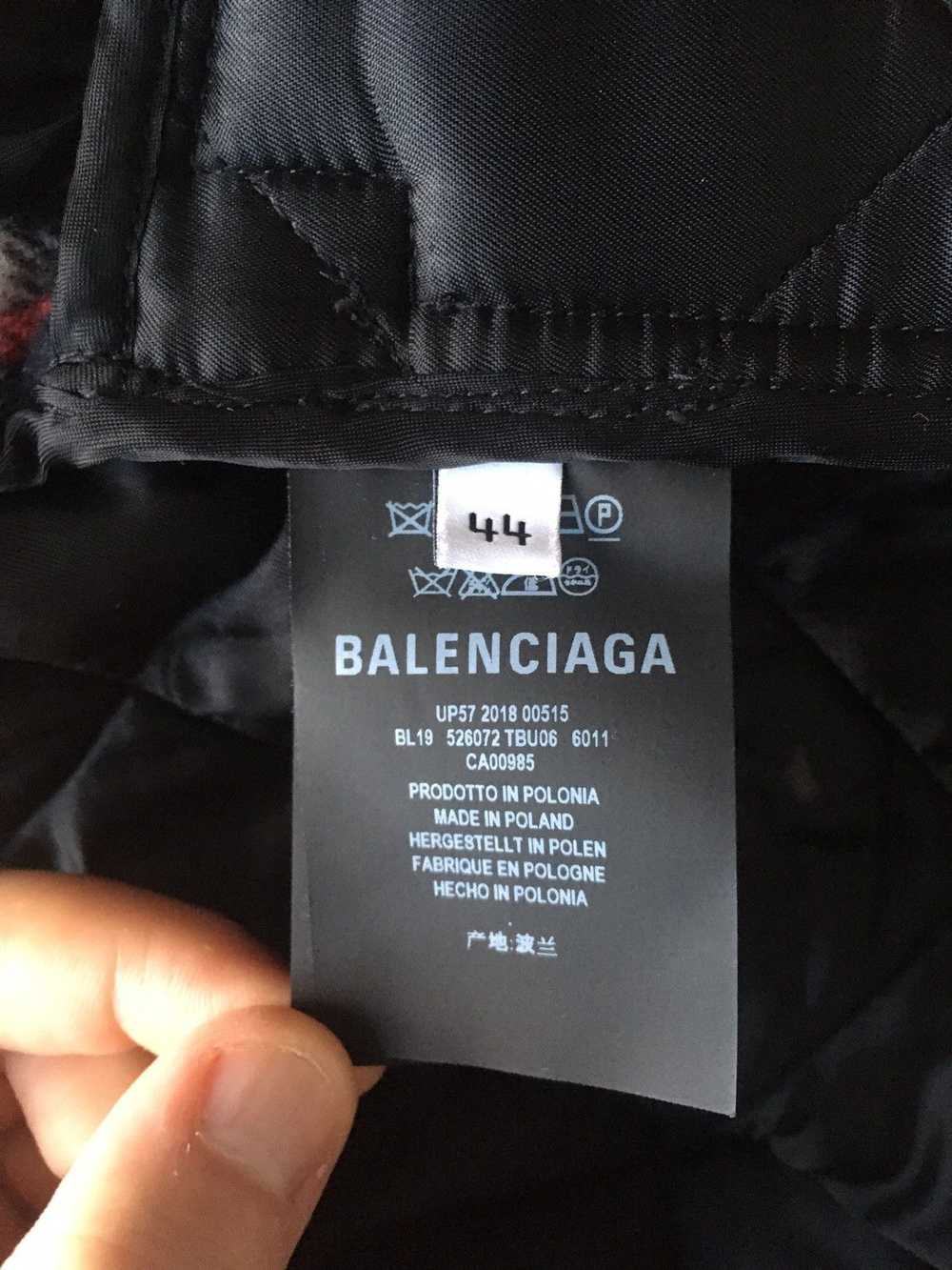 Balenciaga Balenciaga Huge Padded Plaid Flannel C… - image 5