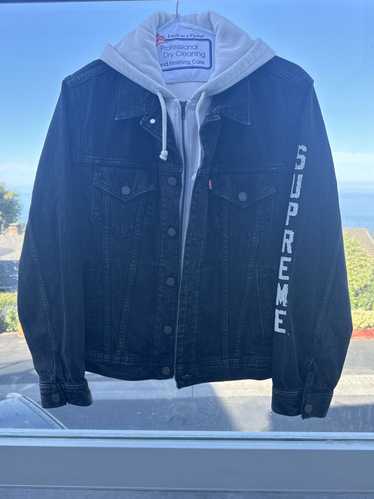 Levi's × Supreme Supreme Levi’s Black Jean jacket… - image 1