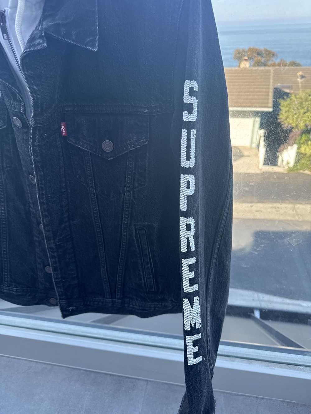 Levi's × Supreme Supreme Levi’s Black Jean jacket… - image 2