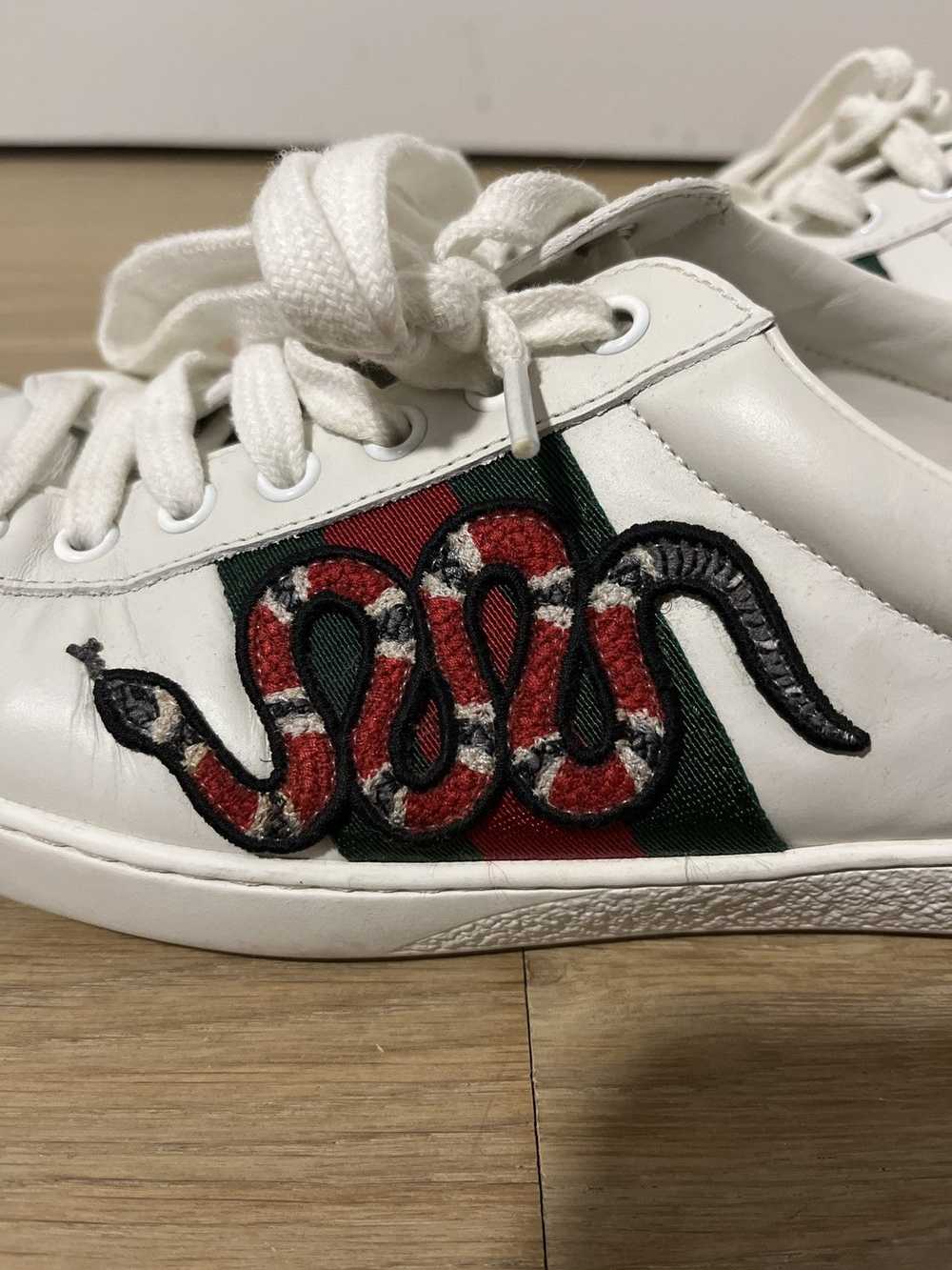 Gucci Gucci Ace Embroidered ‘Snake’ Sneaker - image 3