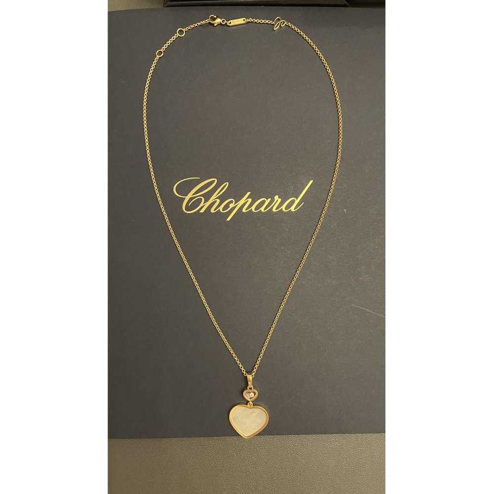 Chopard Happy Hearts pink gold pendant - image 3