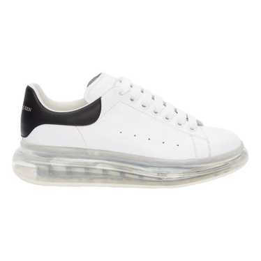 Alexander McQueen Oversize leather low trainers