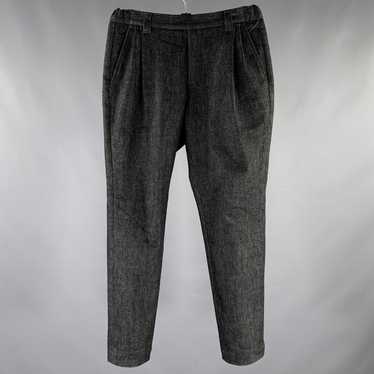Other Black Cotton Blend Elastic Waistband Casual 