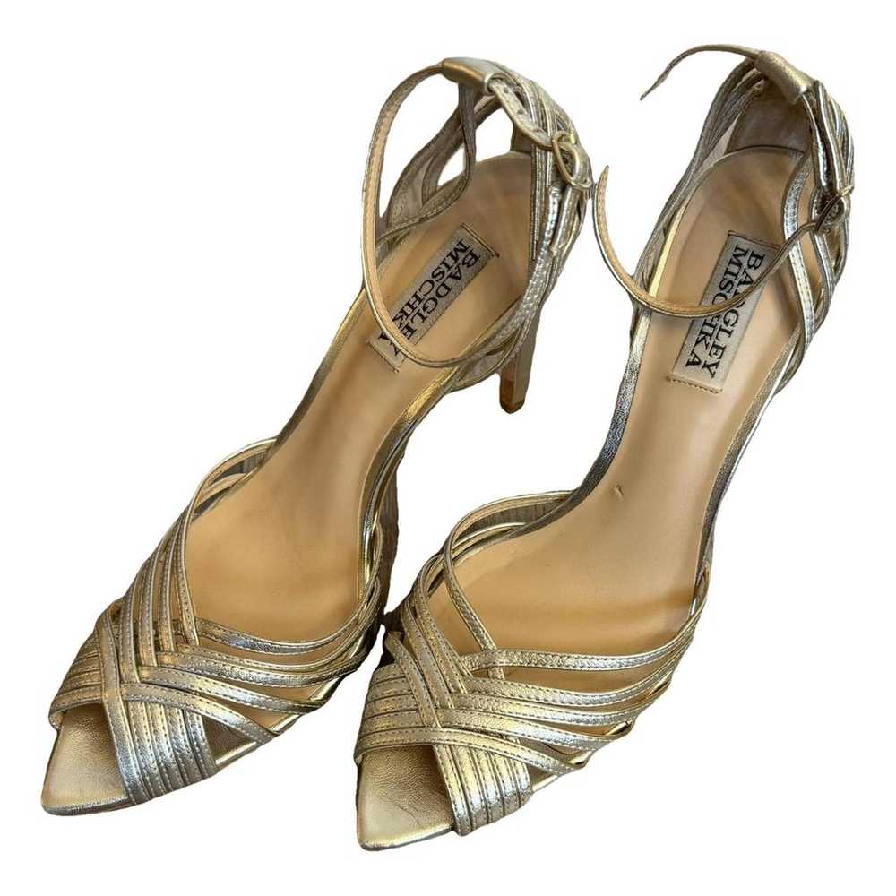 Badgley Mischka Leather heels - image 1