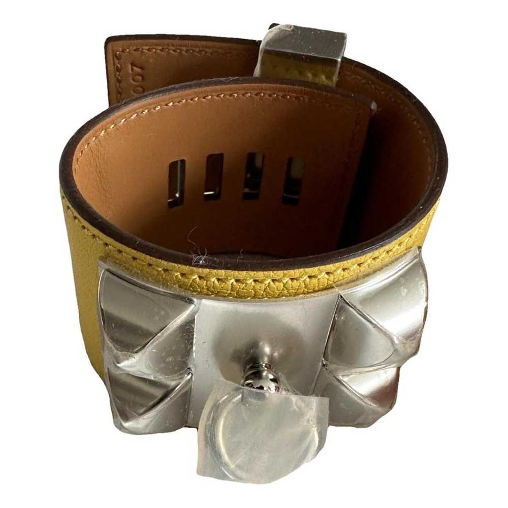 Hermès Collier de chien leather bracelet - image 1