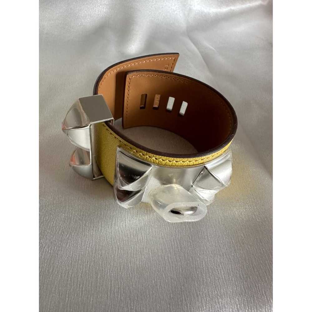 Hermès Collier de chien leather bracelet - image 4