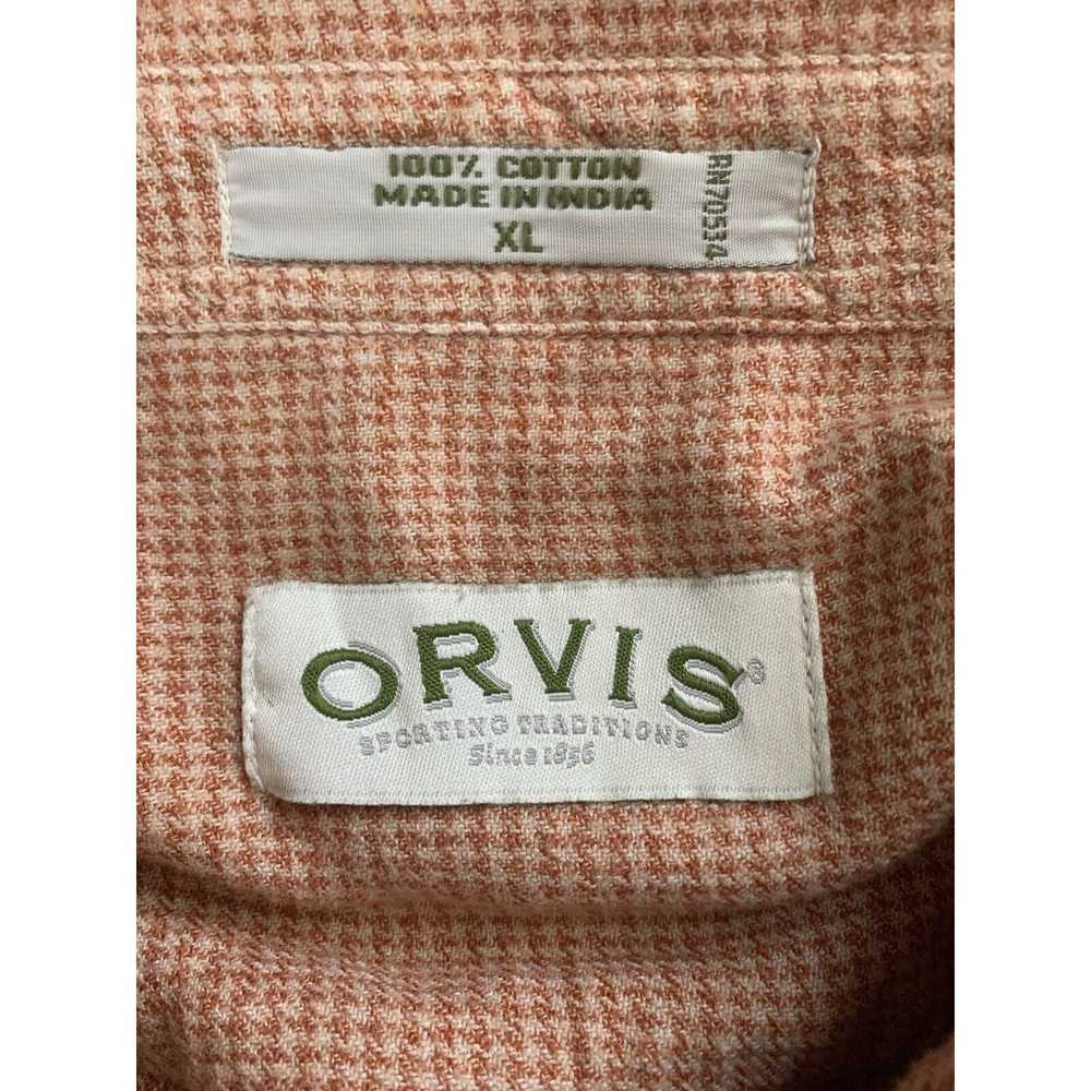Orvis Orvis Long Sleeve Button Up Houndstooth Shi… - image 3