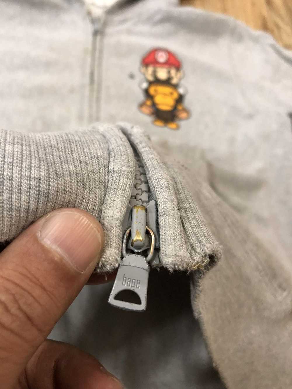 Bape × Kid Bape Baby Milo x Mario hoodie - image 4