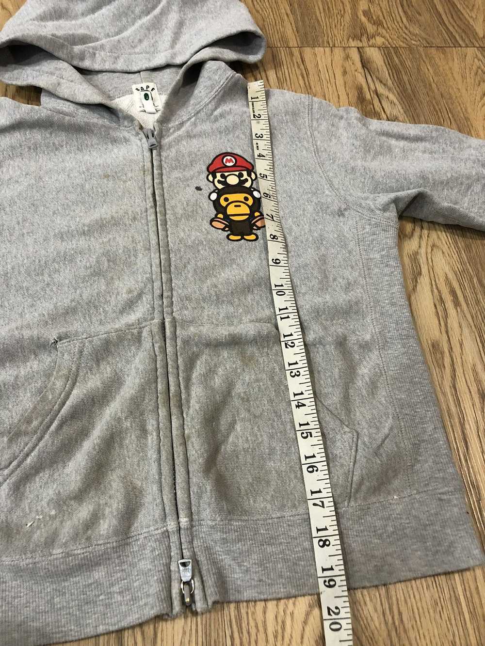 Bape × Kid Bape Baby Milo x Mario hoodie - image 9