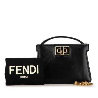 Fendi Fendi Fendi Nano Peekaboo Leather Chain Min… - image 1