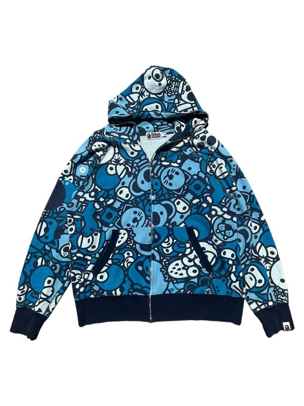 Bape Baby Milo Allover Animal Zip-Up Hoodie - image 1